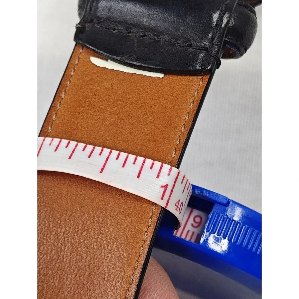 Polo Ralph Lauren‎ Men's Italian Saddle Leather Black Dress work Belt Size 36/90